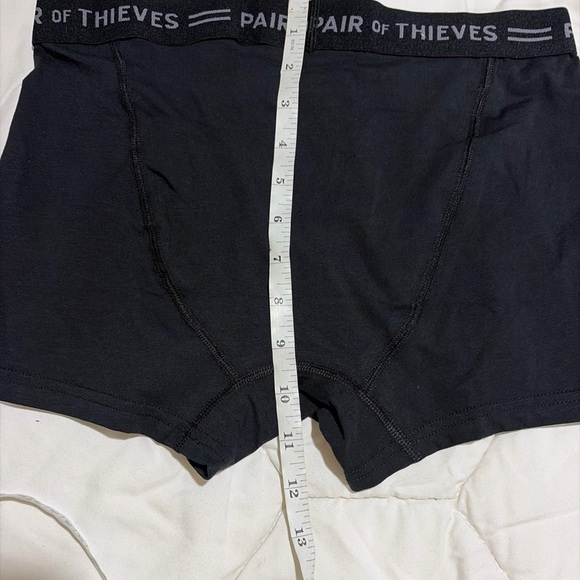 Pair of Thieves 4 Black Men's Boxer Briefs Medium - Picture 5 of 5